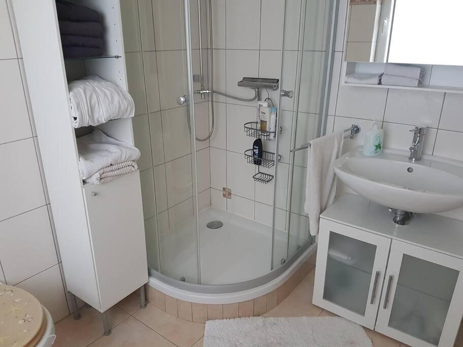 Apartamento Ebenerdig Mit Terrasse & Garten, Wlan & Parkplatz! Self Check-In & Check-Out! Schwedenofen! Auggen Exterior foto